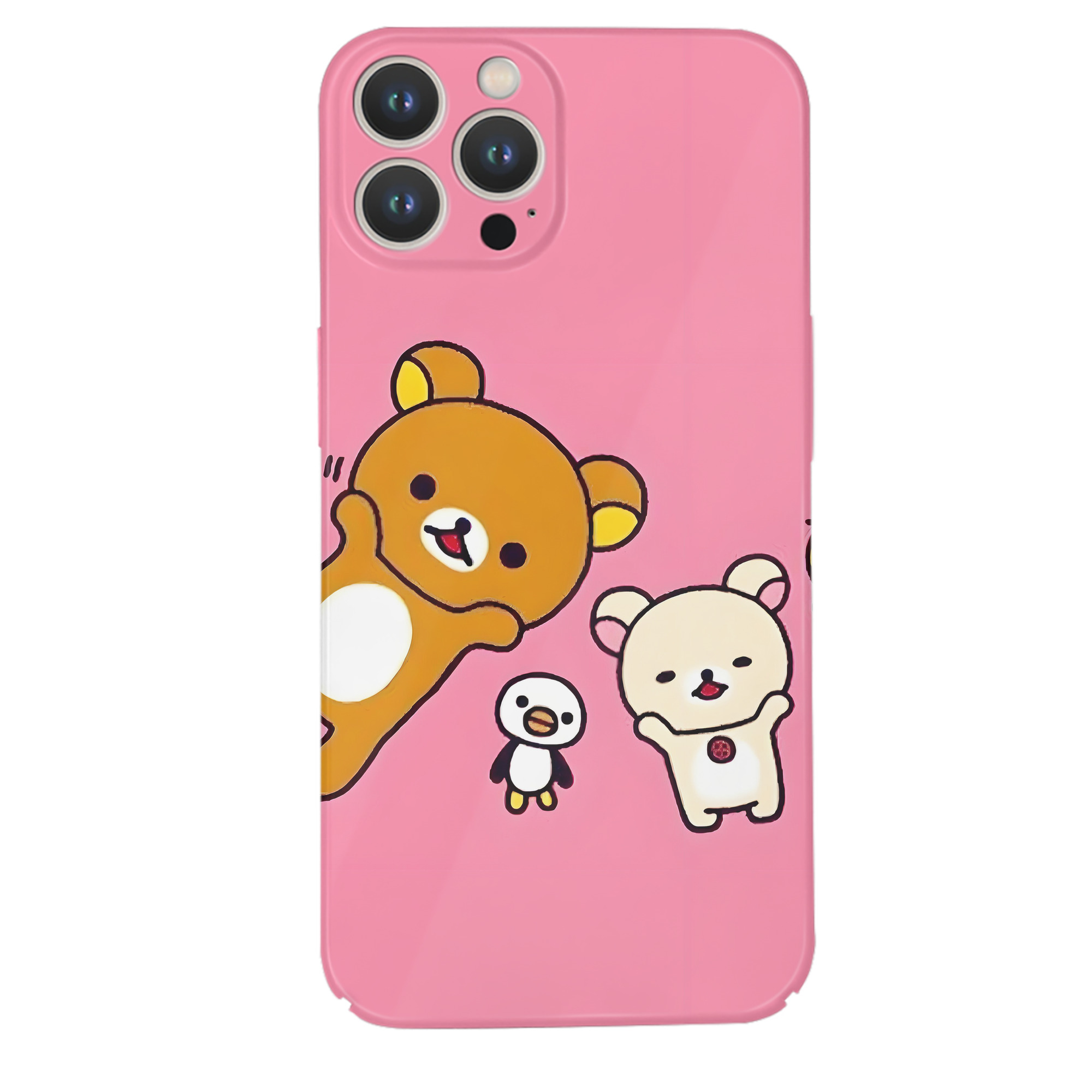 （画像用） リラックマ リラックマ キイロイトリ Rilakkuma Korilakkuma Kiiroitori 【iPhone 14シリーズ対応】ハードケース